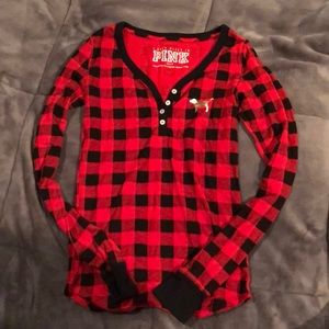 Long sleeve pajama shirt